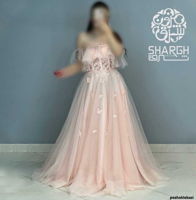 مدل لباس تور پروانه ای
