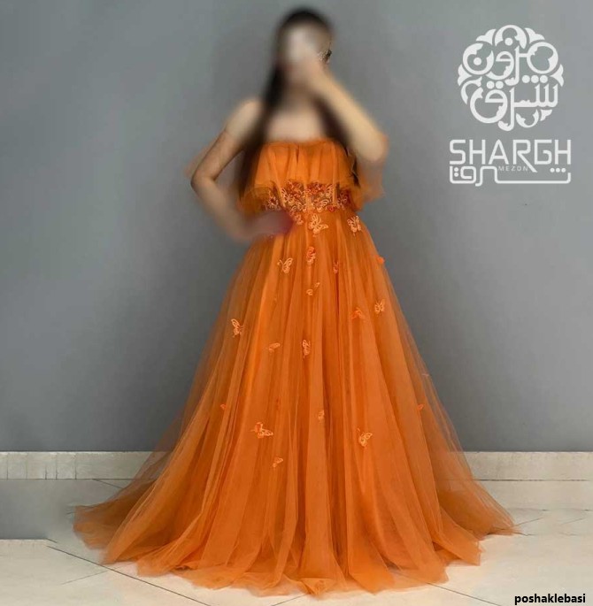 مدل لباس تور پروانه ای