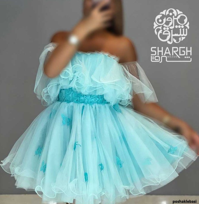 مدل لباس تور پروانه ای