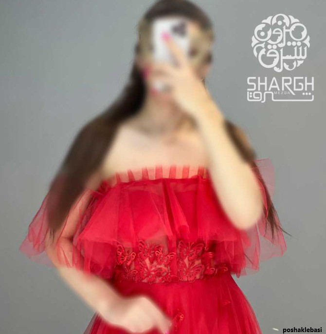 مدل لباس تور پروانه ای