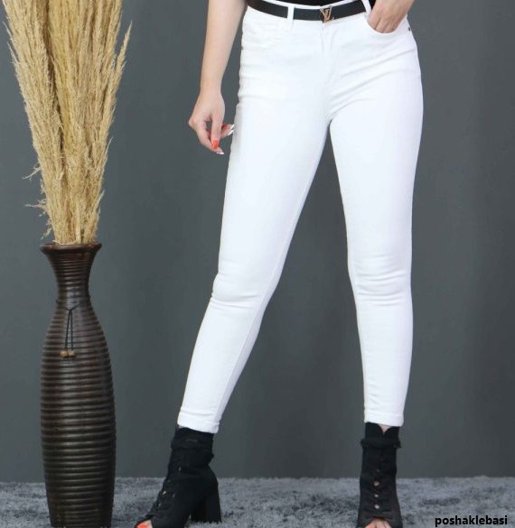 مدل شلوار سفید دخترانه