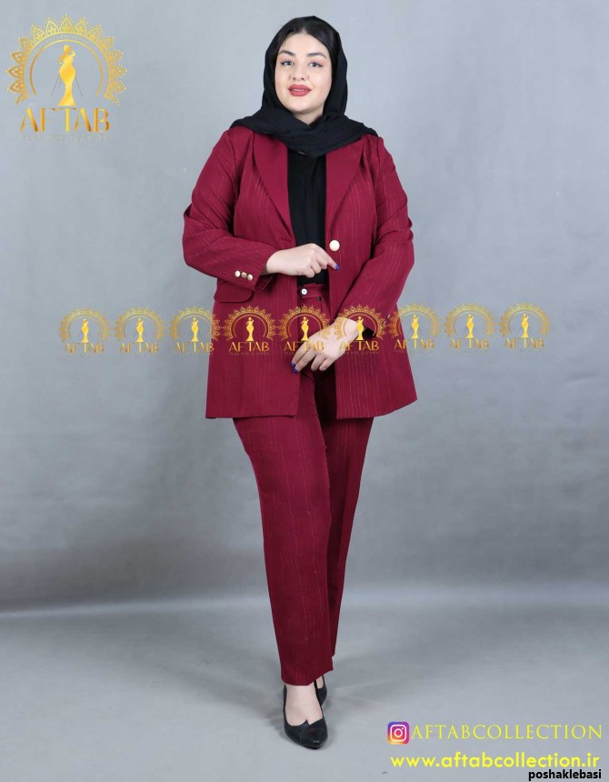 مدل مانتو شلوار شیک مجلسی زنانه