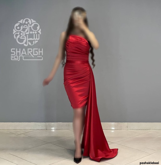 مدل لباس مجلسی دنباله دار دخترانه