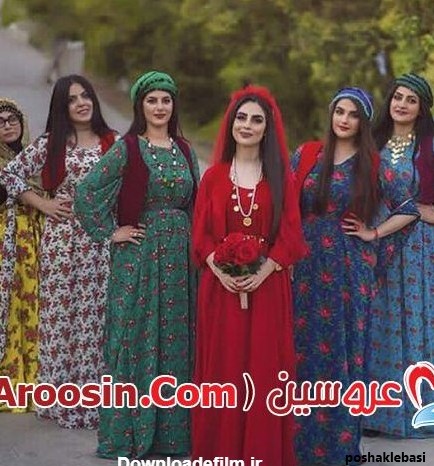 مدل لباس عروس کردی