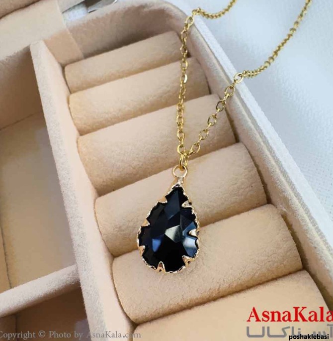 مدل گردنبند مشکی دخترانه
