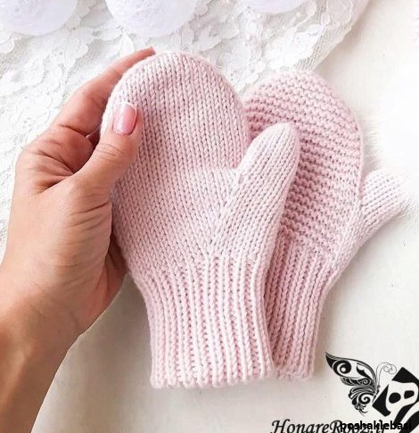مدل بافت دستکش بچه گانه