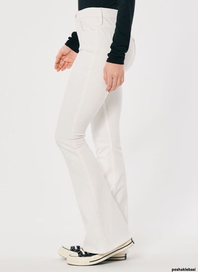 مدل شلوار سفید دخترانه