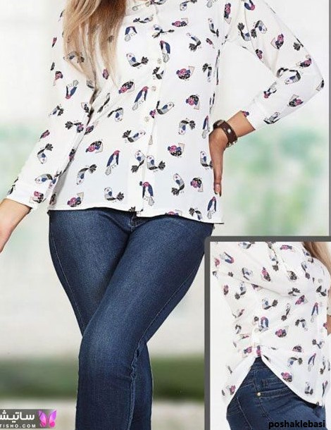مدل شومیز دخترانه شیک گلدار