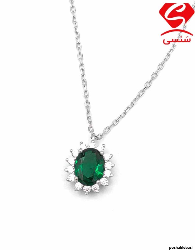 مدل گردنبند زمرد دخترانه
