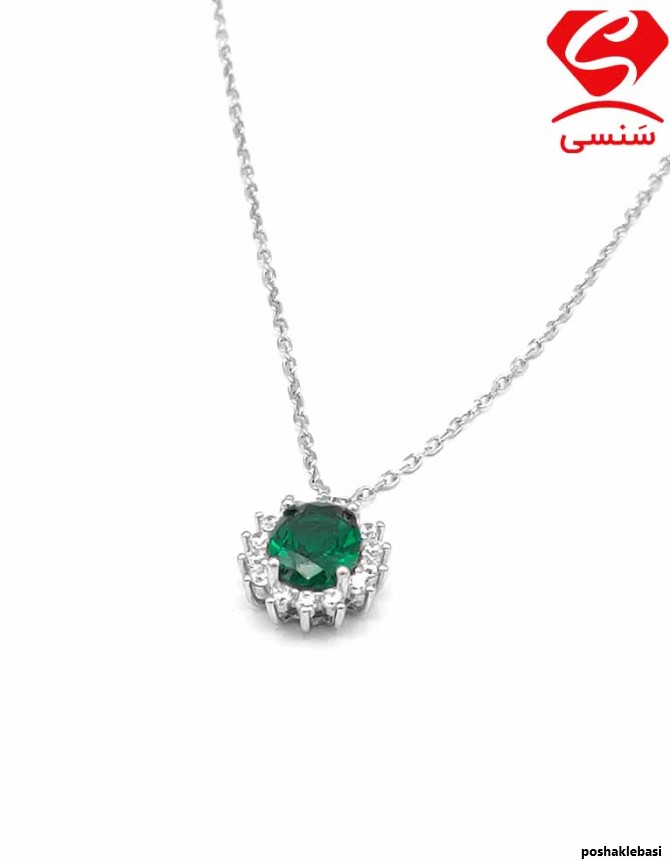 مدل گردنبند زمرد دخترانه