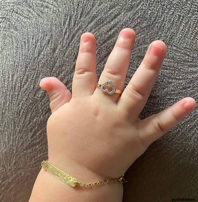 مدل انگشتر بچه گانه دخترانه