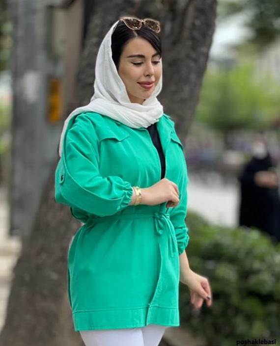 مدل مانتو زنانه نارنجی