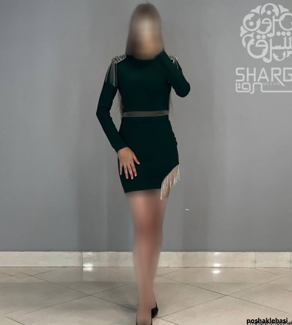 مدل نیم تنه و دامن بلند مجلسی