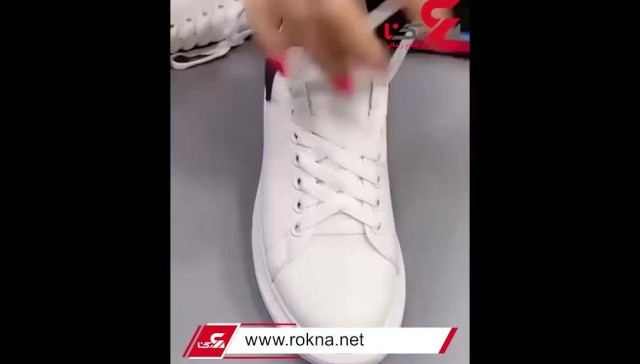 مدل بستن بند کفش جورابی دخترانه