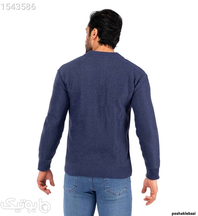 مدل ژاکت بافتنی مردانه زیپ دار