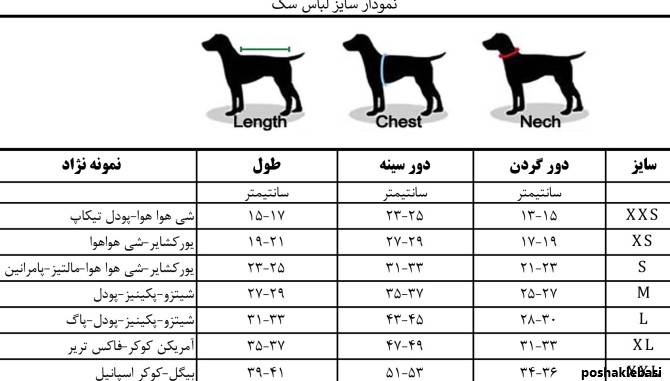 مدل لباس بافتنی سگ