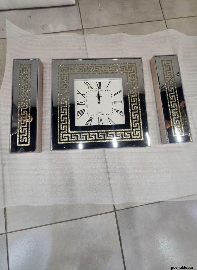 مدل ساعت دیواری سه تیکه