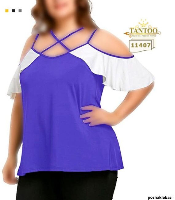 مدل تاپ زنانه سایز بزرگ