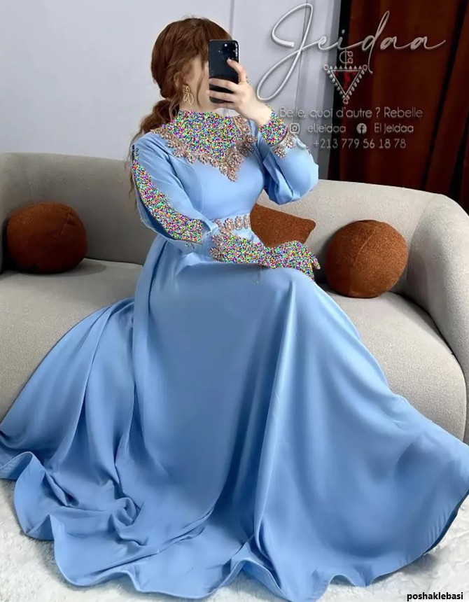 مدل لباس مجلسی کوتاه عربی اینستاگرام