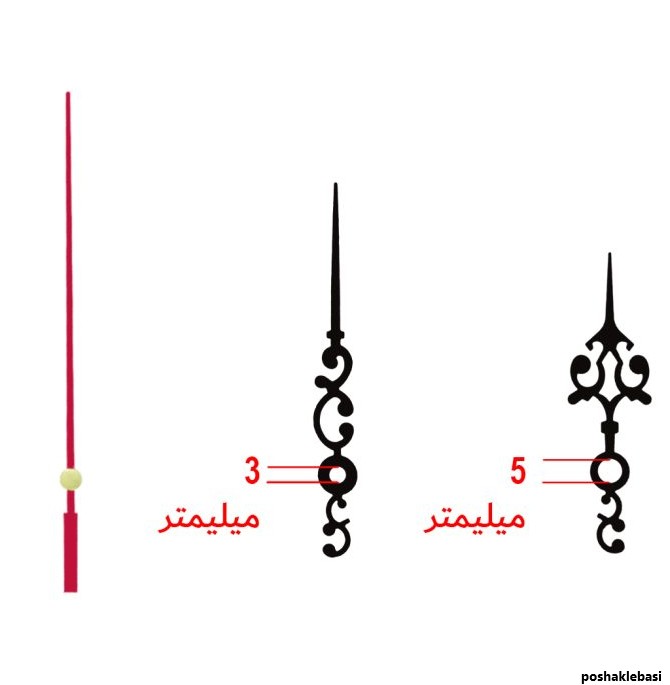 مدل عقربه ساعت دیواری