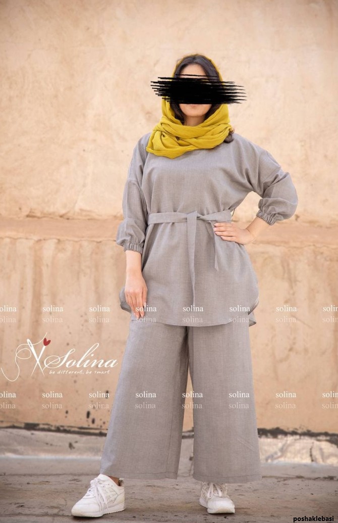 مدل تونیک شلوار ابروبادی دخترانه جدید
