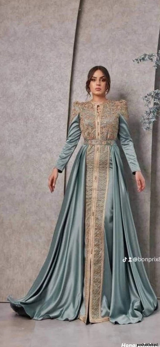 مدل لباس مجلسی کوتاه عربی اینستاگرام