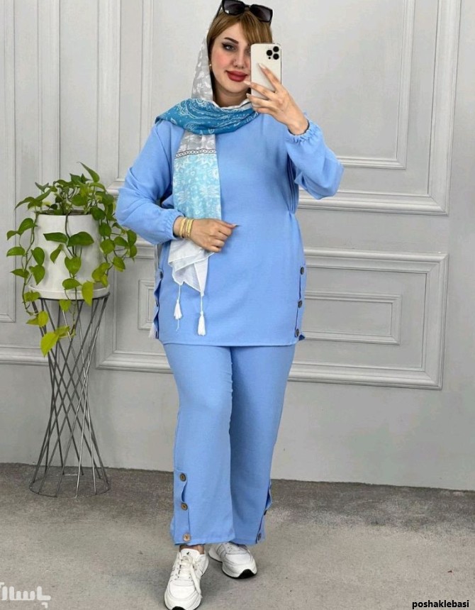 مدل شومیز شلوار ابروبادی زنانه