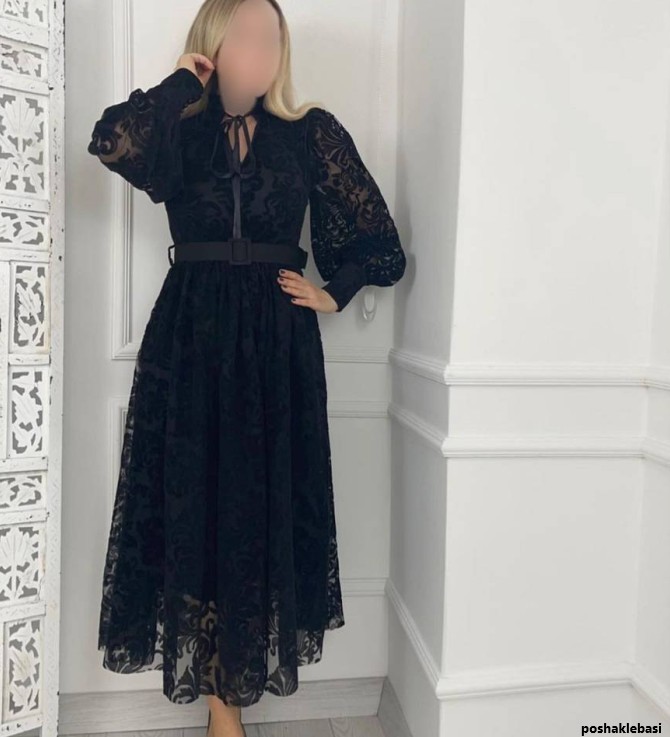 مدل پیراهن کوتاه گیپور مجلسی جدید