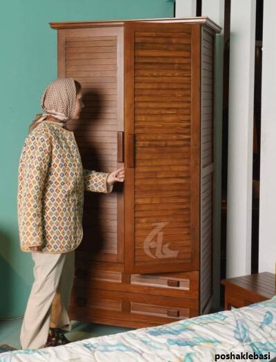 مدل کمد لباس چوبی جدید
