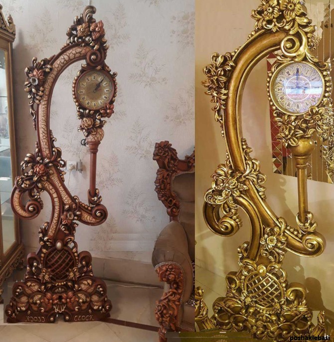 مدل جدید ساعت ایستاده چوبی