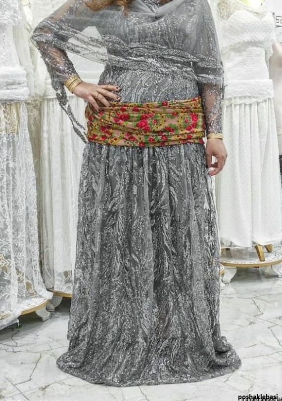 مدل لباس کردی نارنجی