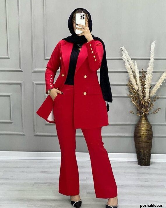 مدل کت و شلوار دخترانه گشاد
