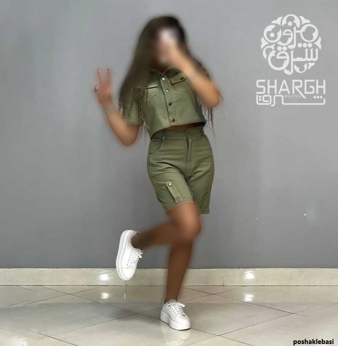 مدل ست نیم تنه با شلوار