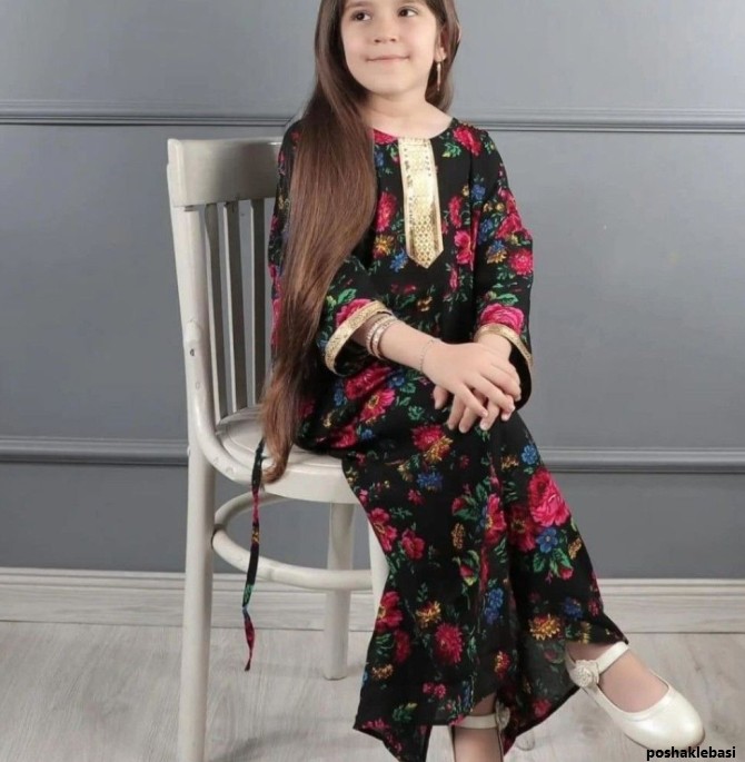 مدل لباس دخترانه با پارچه ریون