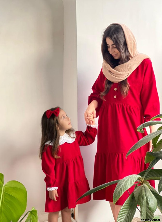 مدل ست پیراهن مادر دختری