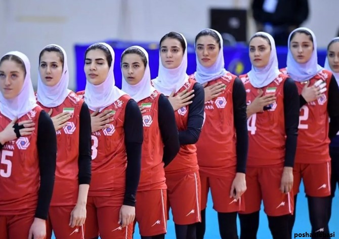 مدل لباس والیبال دخترانه ایرانی