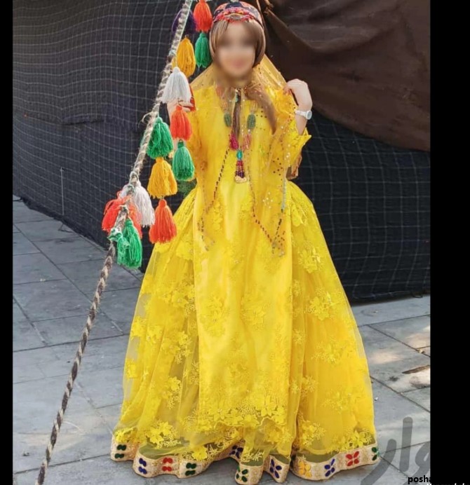 مدل لباس عروس ترکی قشقایی