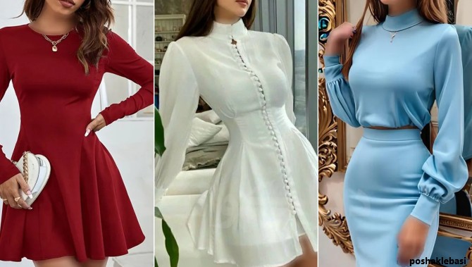 مدل لباس مجلسی دخترانه لاغر اندام
