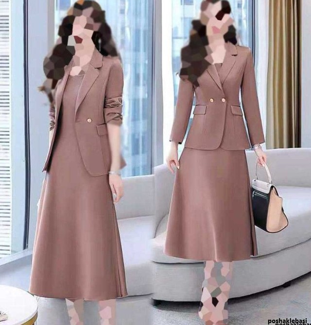 مدل های کت و سارافون مجلسی زنانه