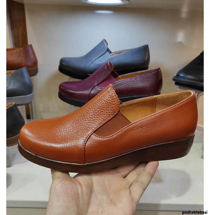 مدل کفش طبی چرم زنانه