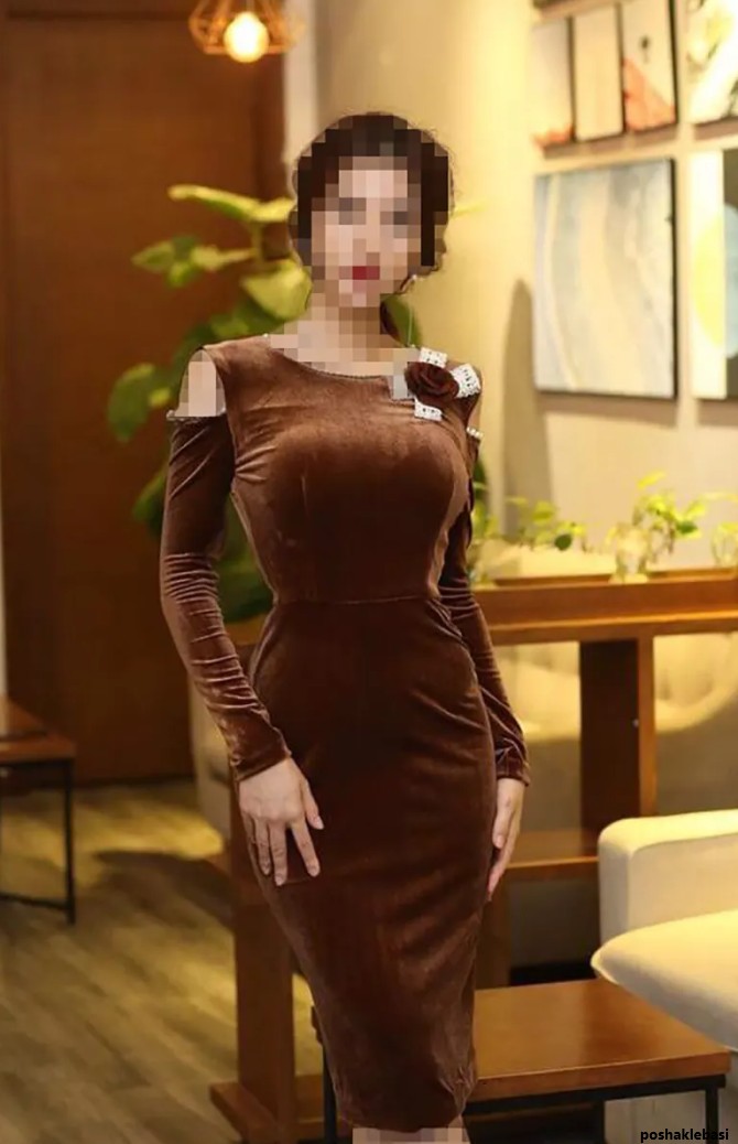 مدل پیراهن مخمل فانتزی مدل پیراهن مخمل فانتزی