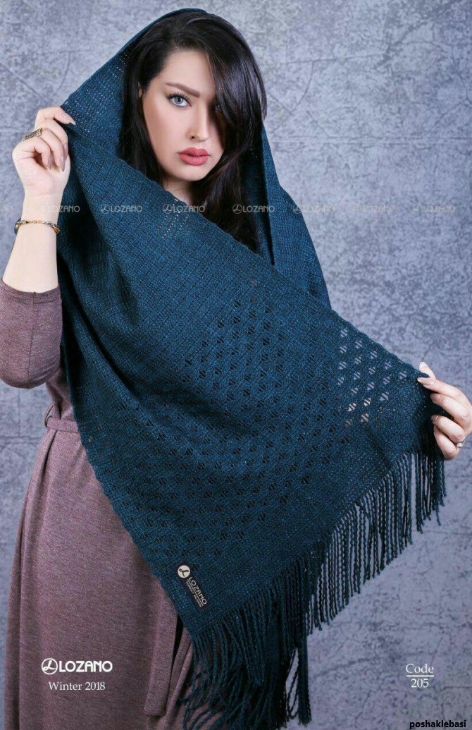 مدل شال زنانه بافتنی