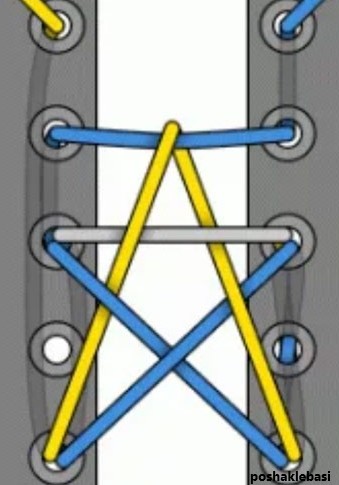 مدل بستن بند کفش ستاره