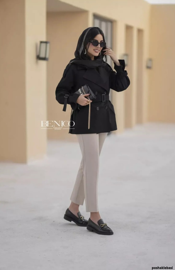 مدل بارانی زنانه مشکی