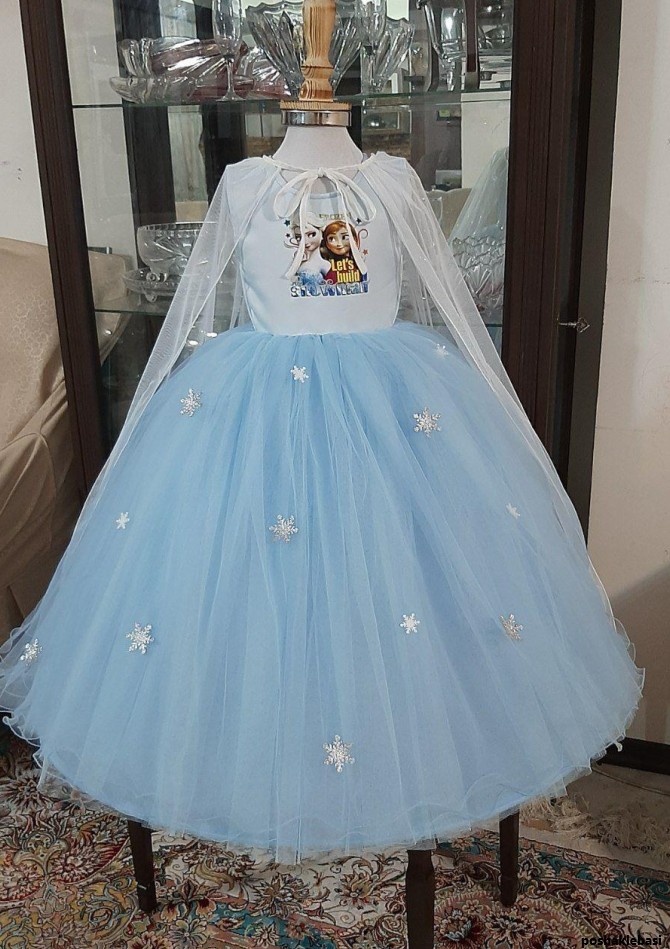 مدل لباس عروس بچه گانه پرنسسی السا