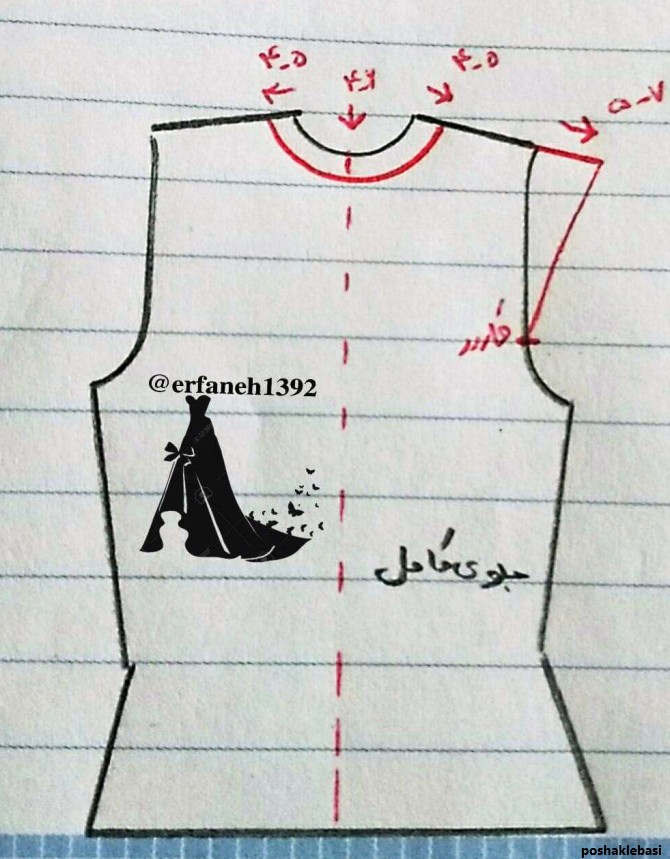 مدل دوخت تیشرت نخی زنانه