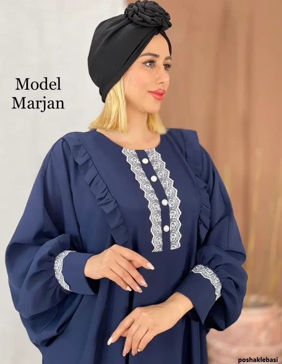 مدل پیراهن بلند عبایی