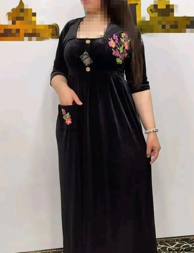 مدل پیراهن مخمل زنانه مجلسی