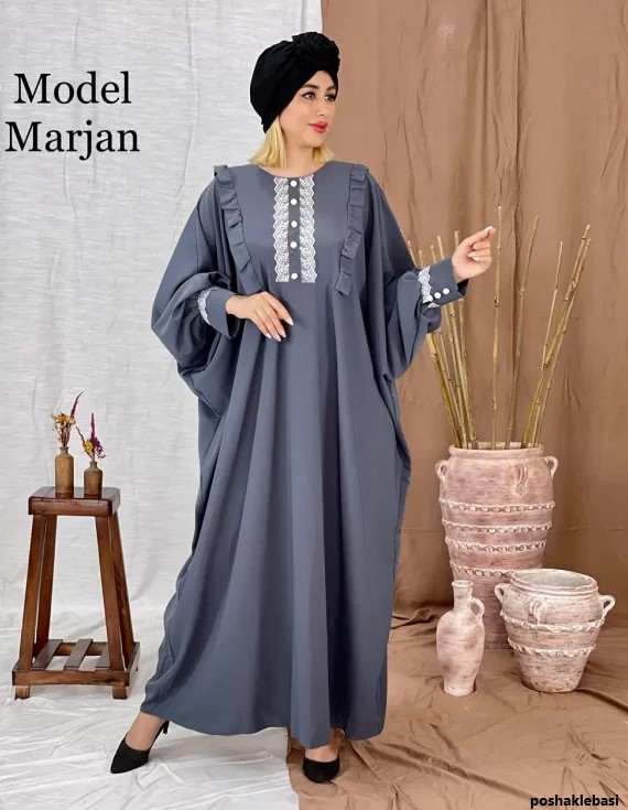 مدل پیراهن بلند عبایی