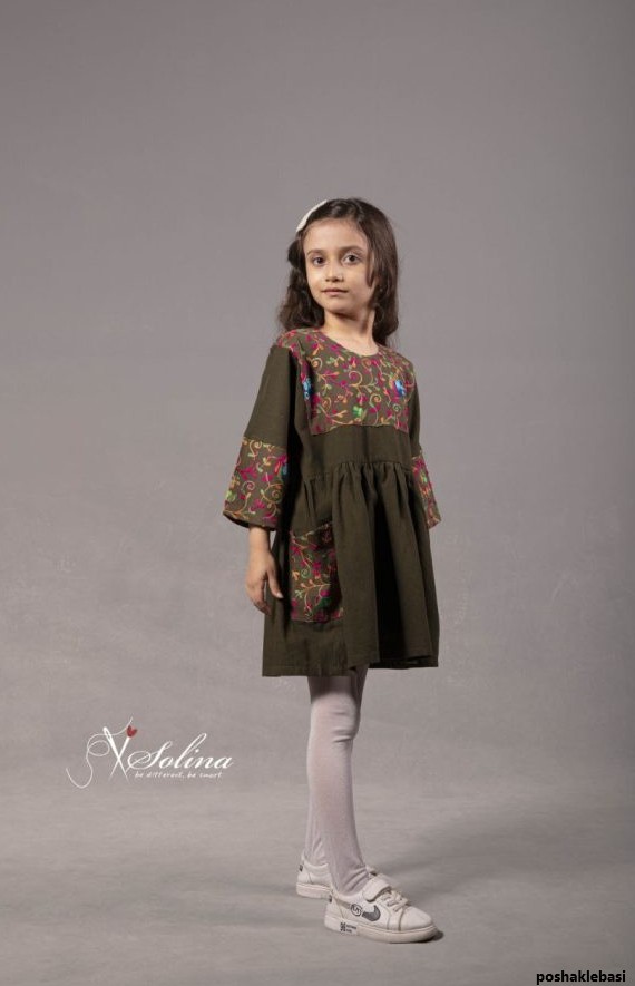 مدل پیراهن دخترانه مشکی